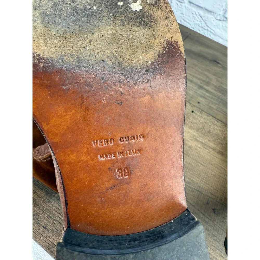 Eric Brown Leather Suede Knee High Pull On Riding Boots‎ Women Size 39/8 Classic